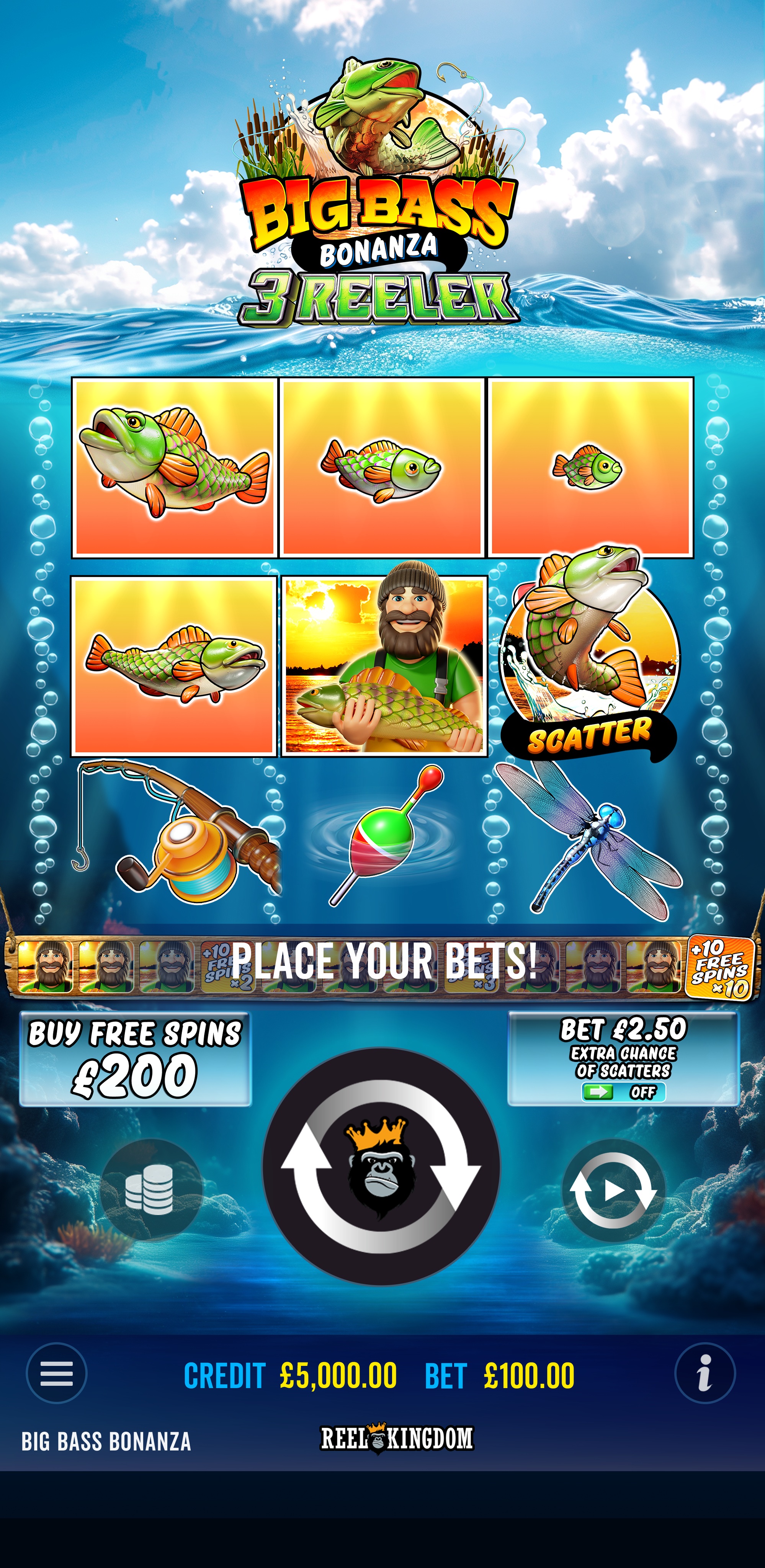 Big Bass Bonanza 3 Reeler - screenshot with slot description 7